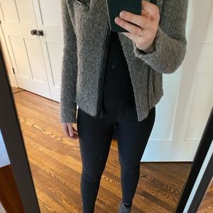 Rag & bone motorcycle sweater jacket